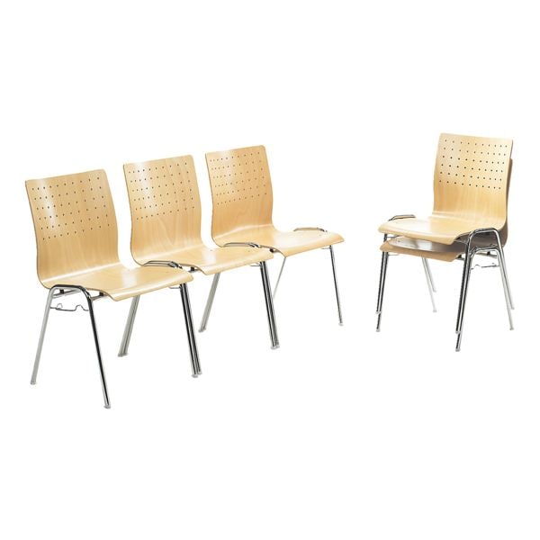 mayer Sitzmöbel Stapelstuhl »my Arcado« silber, 45 cm Image