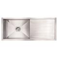 Whitehaus Collection Noah Collection Single Bowl Reversible Undermount Sink - Brushed Stainless Steel WHNCM4019