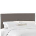 Twill Upholstered Headboard by Skyline Furniture in Twill Grey (Size CALKNG)