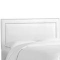 Velvet Nail Button Border Headboard by Skyline Furniture in Velvet White (Size CALKNG)