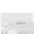 Twill Upholstered Headboard by Skyline Furniture in Twill White (Size QUEEN)