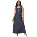 Plus Size Women's Denim Maxi Dress by Jessica London in Indigo (Size 28)