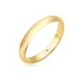 Elli PREMIUM - Ehering Bandring Klassisch 375 Gelbgold Ringe Damen