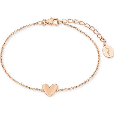 s.Oliver Armband Silber One Size Weiss Damen