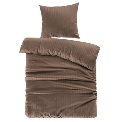 Gallazzo Bettwäsche 1600 - Braun 1x 240cm x / 2x 60cm 70cm
