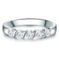 Trilani - Ring Sterling Silber Zirkonia in Silber Ringe Damen