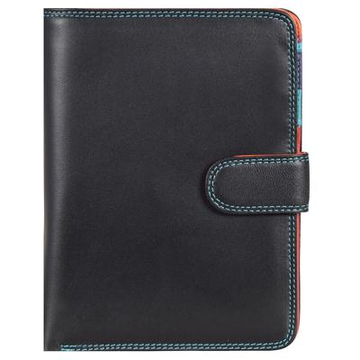 Mywalit Large Wallet Geldbörse Leder 14 cm black/pace Schwarz Damen