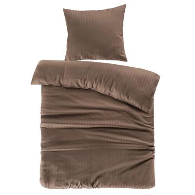 Gallazzo Bettwäsche 1600 - Braun 1x 260cm x 220cm / 2x 50cm 75cm