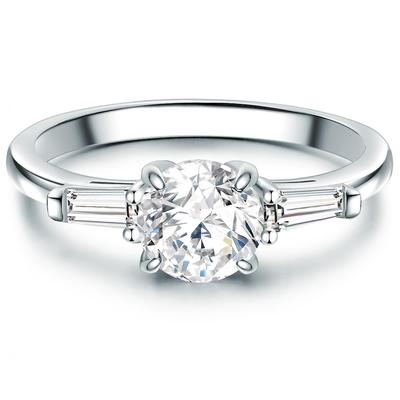Trilani Ring Sterling Silber Zirkonia in 58 Damen Image