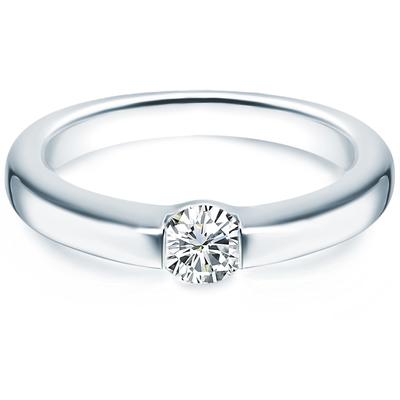 Trilani - Ring Sterling Silber Zirkonia in Silber Ringe 1 ct Damen