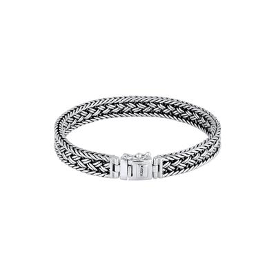 KUZZOI Unisex Königskette Kastenverschluss 925 Silber 21 Herren