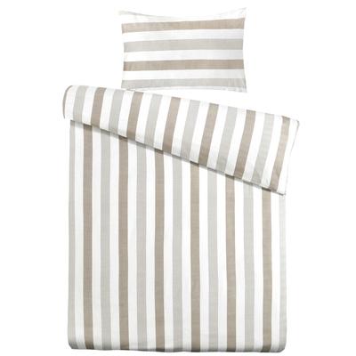 Gallazzo Bettwäsche 1300 - Taupe 1x 200cm x / 2x 50cm 75cm