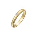 Elli DIAMONDS - Ehering Solitär Diamant 0.03 ct. 375 Gelbgold Ringe Damen