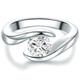 Trilani - Ring aus Sterling Silber in Silber mit Zirkonia Ringe Damen