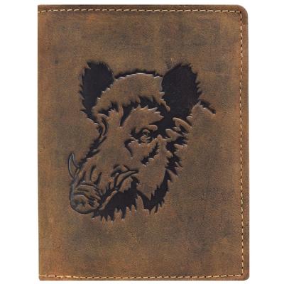 Greenburry Vintage Keiler Geldbörse Leder 9,5 cm braun Braun Herren