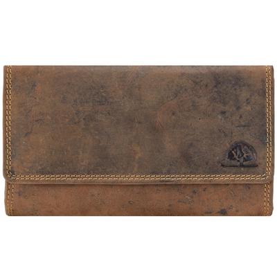 Greenburry Vintage Kellnertasche Geldbörse Leder 18 cm braun Braun Herren Image