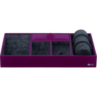 Windrose Pure Schmuckkoffer 35 cm bordeaux Blau Damen
