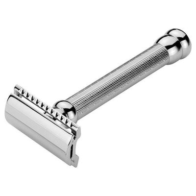 DOVO Solingen MERKUR Rasierhobel glanzverchromt mit guillochiertem Griff 47C Herren