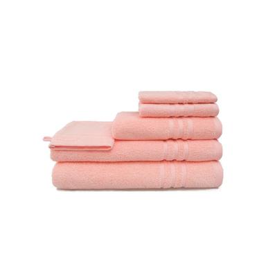 grace grand spa Badetuch Uni in schlichtem Look rot