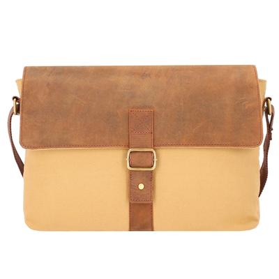 Dermata Messeneger 42 cm Laptopfach sand Gelb Herren Image
