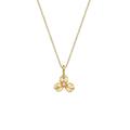 Elli DIAMONDS - 3D Blume Anhänger Diamant (0.015 ct.) 585 Gelbgold Ketten Damen