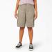 Dickies Women's Plus Relaxed Fit Cargo Shorts, 11" - Desert Sand Size 20W (FRW888)
