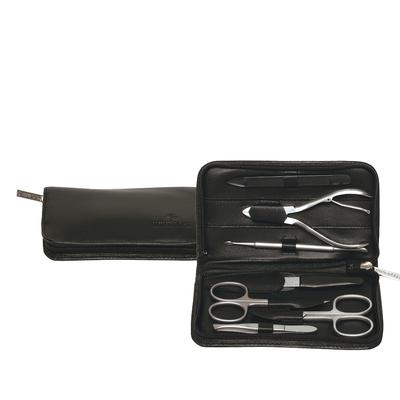 Windrose Manikürset Nappa 8 tlg. Schwarz