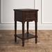 Ophelia & Co. Liscomb 1 - Drawer Solid Wood Nightstand Wood in Brown | 28.5 H x 15.5 W x 15.5 D in | Wayfair WRMG1642 41866634