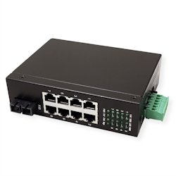 ROLINE Industrie Switch 7x RJ-45, 1x SC, unmanaged Image