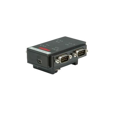 ROLINE USB 2.0 nach RS232 Adapter für DIN Hutschiene, 4 Port