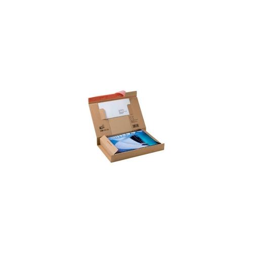 Versandkarton Post-Box, 300x212x43mm, braun