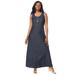 Plus Size Women's Denim Maxi Dress by Jessica London in Indigo (Size 24)