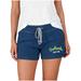 Women's Concepts Sport Navy Seattle Seahawks Mainstream Terry Shorts