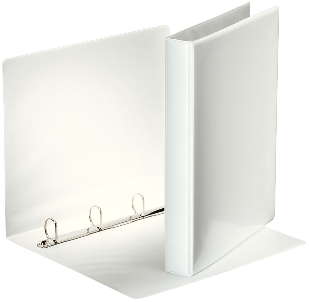Esselte Präsentationsringbuch 49702 DIN A4 25mm 4Ringe PP weiß Image