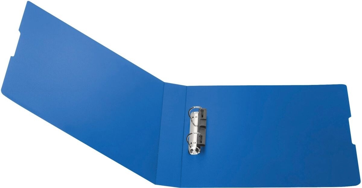 Herlitz Ringbuch 11217171 DIN A4 2Ringe 25mm opak blau Image