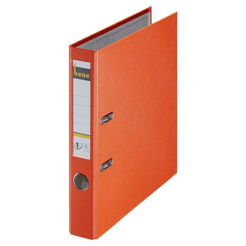 Bene No.1 Power Schmal Ordner DIN A4 52 mm Orange 2 Ringe 291600 PP (Polypropylen) Hochformat Image