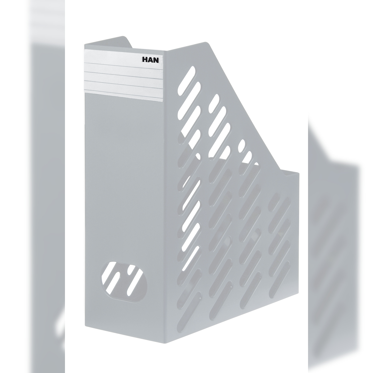 HAN Stehsammler KLASSIK XXL, DIN A4/C4, mit Beschriftungsetikett, mit Griffmulde,lichtgrau Image