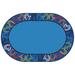 96 x 0.312 in Rug - Carpets for Kids Premium Tufted Blue Area Rug | 96 W x 0.312 D in | Wayfair 2808