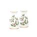 Noritake Holly & Berry Gold Salt & Pepper Shaker Set, 3-1/4" China in Green/Red/White | 3.25 H x 3.75 W in | Wayfair 4173-434