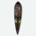 Bloomsbury Market Original African Peace Hand-Crafted Mask Wall Decor, Wood in Black/Brown | 22.8 H x 5.5 W x 3.1 D in | Wayfair