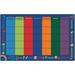Blue/Orange 90 x 0.312 in Area Rug - Carpets for Kids Premium Tufted Blue Area Rug Nylon | 90 W x 0.312 D in | Wayfair 6412
