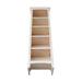 Gracie Oaks Bodenheim 18" W Solid Wood Standard Bookcase Wood in Brown/White | 60 H x 18 W x 12 D in | Wayfair E95ACF625A5242A59E6077AFD34D685A