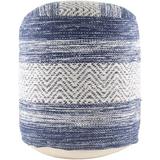 Sand & Stable™ Coldwater 16" Wide Round Pouf Ottoman Cotton | 16 H x 16 W x 16 D in | Wayfair 301126C484CA48C78569058E6DC17631