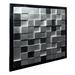 Orren Ellis 3D Checkerboard Shadow Box Wall Décor in Black/Gray | 31.5 H x 31.5 W x 2.56 D in | Wayfair E125474051D544E0928CE1EA07A20396