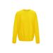 Just Hoods By AWDis JHA030 Adult 80/20 Midweight College Crewneck Sweatshirt in Sun Yellow size XL | Ringspun Cotton
