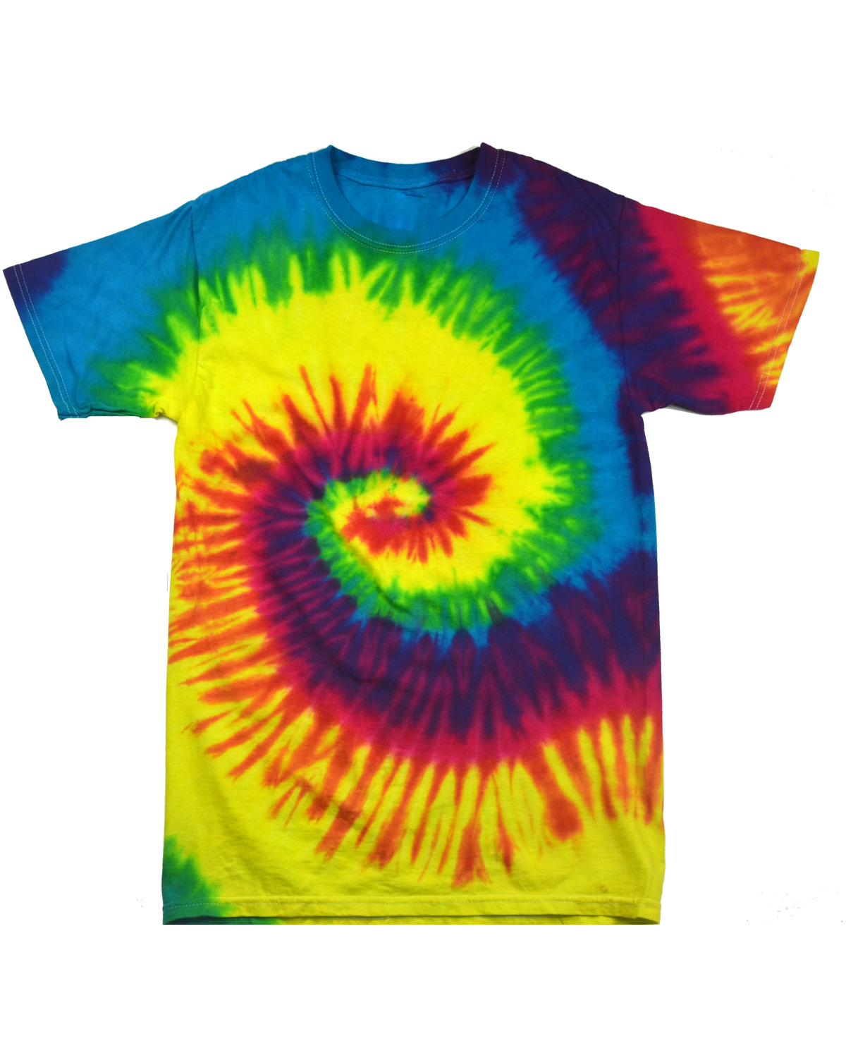 Tie-Dye CD1160 Toddler Top in Reactive Rainbow size 2T | Cotton 1160, T1160