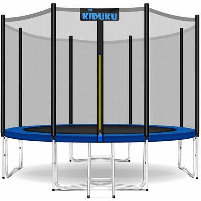 Trampolin ø 305 cm tüv Rheinland geprüft Komplettset mit Sicherheitsnetz, Leiter, Randabdeckung, Image