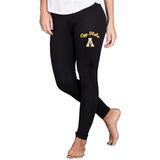 Women's Concepts Sport Black Appalachian State Mountaineers Fraction Essential Leggings