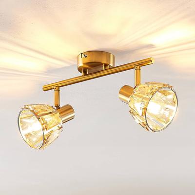 Deckenlampe Kosta Lindby, dimmbar, messing / gold, für Wohn- / Esszimmer, Metall, Deckenlampe Image