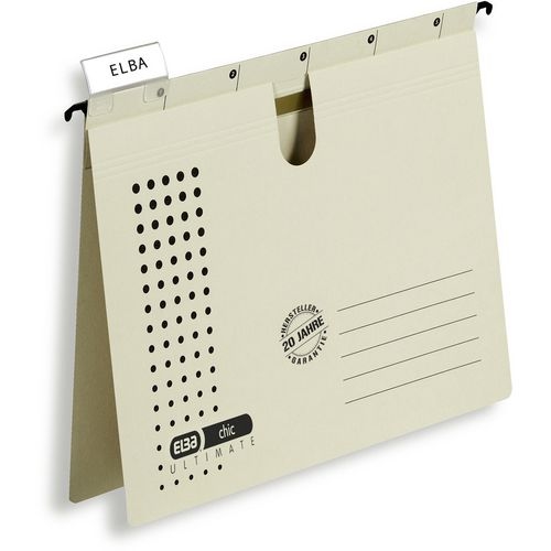 ELBA Hängehefter Chic Ultimate DIN A4 Chamois Karton 5 Stück Image